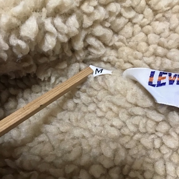 Vintage 70’s Levi’s Orange Tab Sherpa Lined Dark Blue Denim Jacket. - Picture 13 of 16